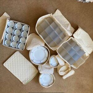 The Container Store Fine China Storage Set